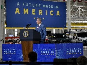 Bill Ford Speaks at Rouge Electric Vehicle Center